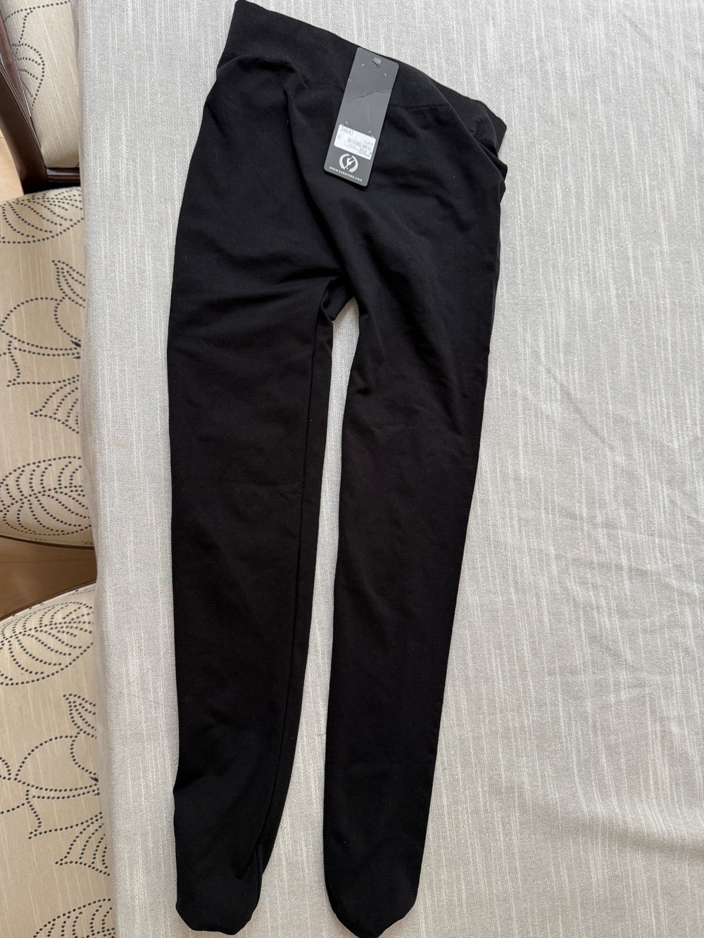 Eurotard men’s ballet black footed tights NWT medium